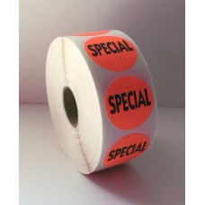 Special! - 1.25" Red Label Roll